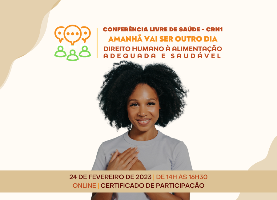 Conferência Livre de Saúde - CRN1!