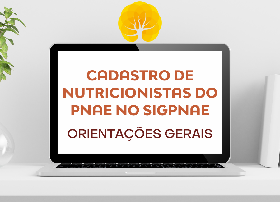 Cadastro de nutricionistas do PNAE no SIGPNAE